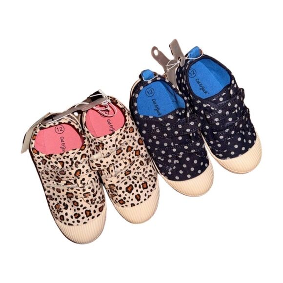 NWT Cat & Jack Toddler Parker Solid Sneakers | Size 12T | Bundle of 2 - Picture 1 of 4
